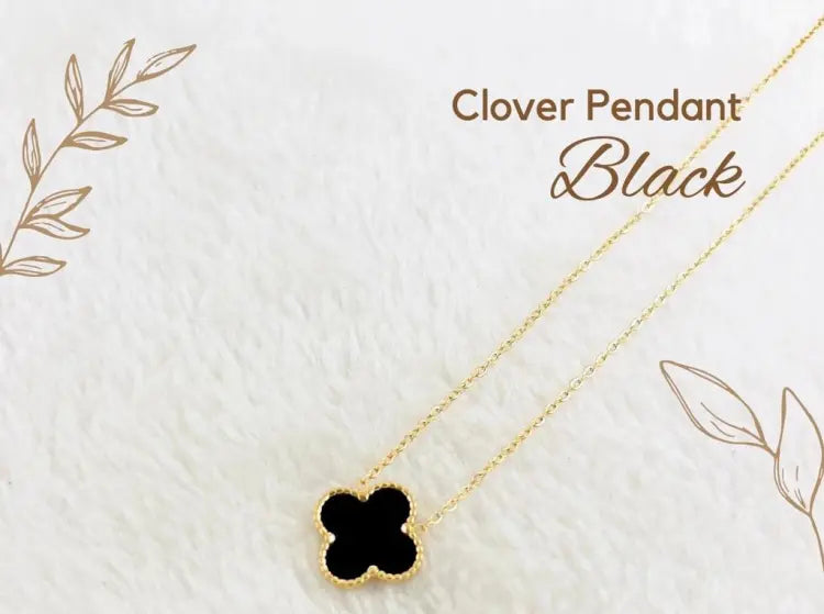 Clover Pendant Necklace for Women's & Girls Swan Chain Necklace with earrings